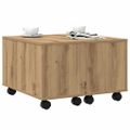 vidaXL Konferenčný stolík dub artisan 60x60x38 cm kompozitné drevo