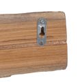 vidaXL Vešiak Hnedá 50 x 8 x 12 cm Masívne obnovené drevo
