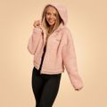 Dámska bunda Hoodie Bliss Pink - BeastPink, veľkosť XXL, veľkosť oblečenia XXL