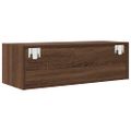 vidaXL TV stolíky 2 ks hnedý dub 80x31x25,5 cm spracované drevo