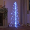 vidaXL Vianočný stromček 160 LED Modrá 150 cm Akryl