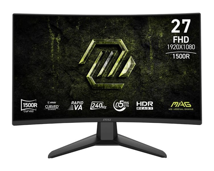 MSI MAG/274CF X24/27''/VA/FHD/240Hz/0,5ms/Čierna/3R