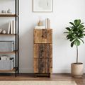 vidaXL Zásuvkový kabinet Staré drevo 33 x 34,5 x 90 cm