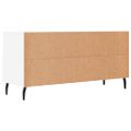 vidaXL TV stolík biely 102x36x50 cm kompozitné drevo