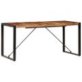 vidaXL Jedálenský stôl 160x80x75 cm, drevený masív akácia