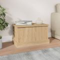 vidaXL Úložný box, dub sonoma, 50x30x28 cm, technické drevo