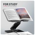 AXAGON hliníkový stojan pro notebooky velikosti 10" - 17,3" s 360°rotací / STND-LR / černý Stojan, pro notebooky a tablety 10"–17.3", nosnost až 5kg, 360° rotace, nastavitelná výška 260 mm, výsuvné rameno 60 mm, hliník,