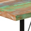 vidaXL Barový stôl 110x55x107 cm masívne recyklované drevo a železo