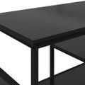 vidaXL TV skrinka Čierny dub 100 x 35 x 45 cm