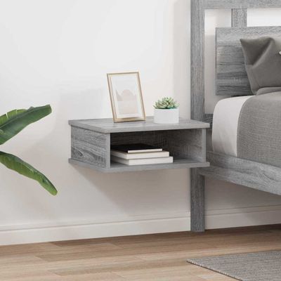 vidaXL Nočný stolík 2 pcs Sivý Sonoma 40 x 31 x 15 cm Kompozitné drevo