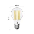 LED žiarovka Filament A60 A CLASS / E27 / 7,2 W (100 W) / 1521 lm / teplá biela