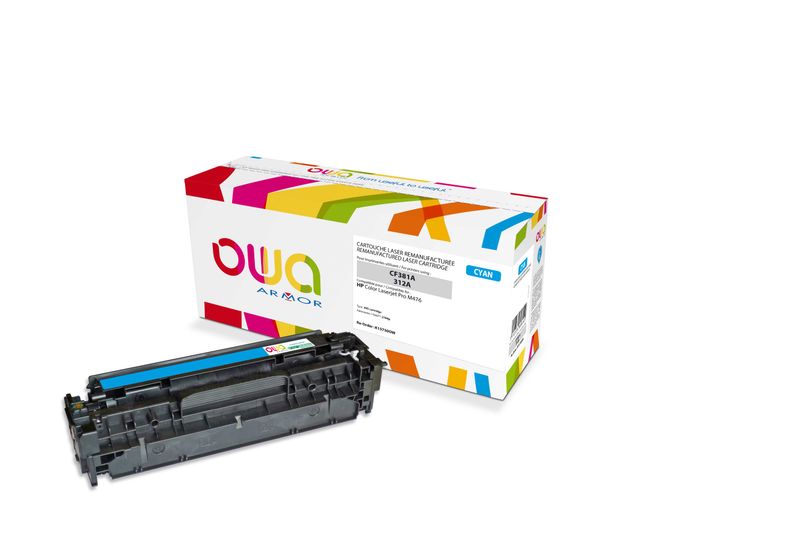 OWA Armor toner kompatibilný HP CF381A, 2700st, modrá/cyan