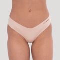 Bezšvové nohavičky Comfy 3Pack Beige - GymBeam, veľkosť L