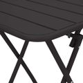 vidaXL Bistro stôl Antracit 55 x 55 x 72,5 cm Práškovaná oceľ