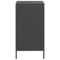 vidaXL Komoda čierna 35x39x73,5 cm oceľ valcovaná za studena