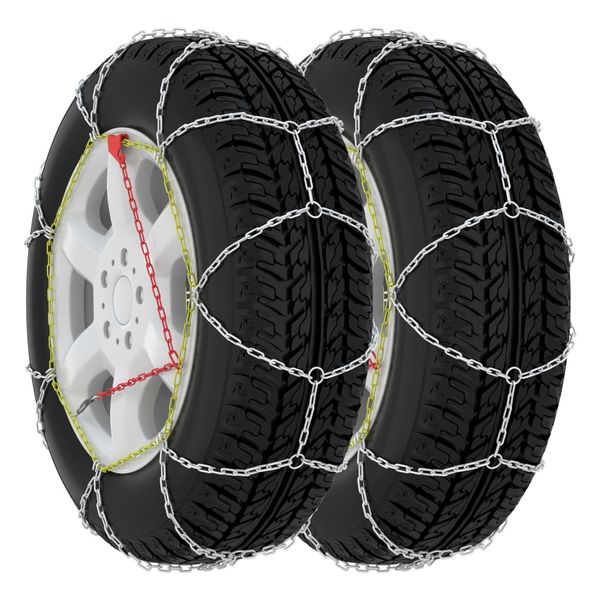 vidaXL Snehové reťaze na pneumatiky 2 ks 16 mm, SUV 4x4, veľkosť 400