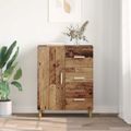 vidaXL Servírovacia skriňa Staré drevo 34 x 69.5 x 90 cm