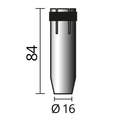 SOLUTION Kónická plynová hubica Ø 16 (NW16), 84mm