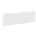 vidaXL Nástenná skrinka 100x16,5x30 cm biela kompozitné drevo