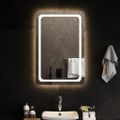 vidaXL LED kúpeľňové zrkadlo 60x90 cm