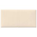 vidaXL Nástenné panely 12 ks krémové 30x15 cm zamat 0,54 m²