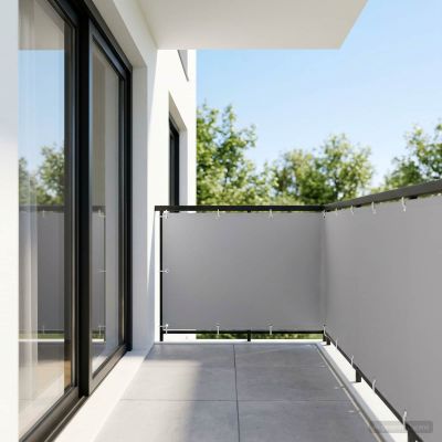 vidaXL Záclona na balkónové súkromie 1,2 x 25 m Textil s PU povlakom