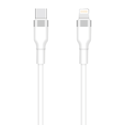 SETTY kábel USB-C - Lightning 1m 3A KSC-L-130 biela (GSM171771)