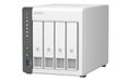 QNAP TS-433-4G (ARM 4core 2,0GHz, 4GB RAM, 4x SATA, 1x GbE, 1x 2,5GbE, 2x USB 2.0, 1x USB 3.2) Sítové úložište NAS, 4× 2,5"/3,5" SATA III, quad-core 2,0GHz, 4GB RAM, 2× LAN, 2× USB 2.0, 1× USB 3.2 Gen1, bílé