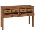 vidaXL Servírovacia skriňa Prírodná 110 x 35 x 75,5 cm