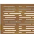 vidaXL Záhradná brána 100x200 cm, corten oceľ, štvorcový dizajn