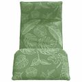 vidaXL Skladacie ležadlo s listovým vzorom 175x54x8,5 cm, oxfordská látka