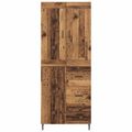 vidaXL Highboard 2 ks Staré drevo 69,5 x 34 x 180 cm Kompozitné drevo