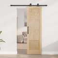 vidaXL Posuvné dvere ORKDAL 61 x 198,5 cm Borovicový masív Prírodná