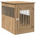 vidaXL Nábytok pre prepravku pre psa Artisan Dub 55x80x68 cm Drevo