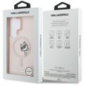 Karl Lagerfeld puzdro IML Peekaboo Choupette MagSafe pre Samsung Galaxy S26 Ultra ružová