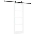 vidaXL Posuvné dvere ORKDAL 73,5 x 198,5 cm Biela a čierna