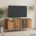 vidaXL Nástenná TV skrinka 78,5 x 31 x 30 cm Staré drevo