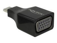 Externý video adaptér - USB-C - VGA - čierna