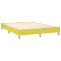 vidaXL Boxspring posteľ s matracom zelená 140x190 cm látka