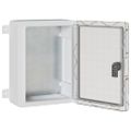 vidaXL Ovládacia skriňa Sivá 32 x 13 x 33 cm ABS plast