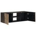 vidaXL TV skrinka s poličkou s úložiskom Mosadzná 105 x 30 x 35 cm