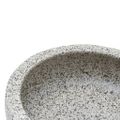 vidaXL Umývadlo na dosku sivé okrúhle Φ41x14 cm keramické
