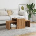 vidaXL Konferenčný stolík dub artisan 100x48x40 cm kompozitné drevo