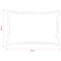 vidaXL Poťah na podložku 2 pcs HOUTEN Ružová 50 x 75 cm Bouclé