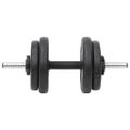 vidaXL Zakrivená obojručná a jednoručná činka so závažiami 60 kg