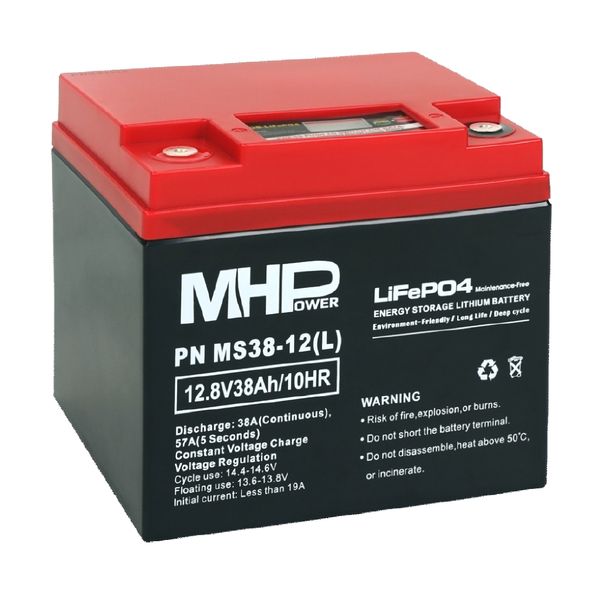 MHPower MS38-12(L) Lítium batéria LiFePO4 12V/38A