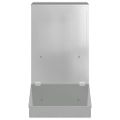 vidaXL Feeder pre prasatá Strieborná 55 x 51 x 91,5 cm 20 kg