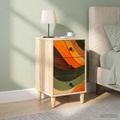 vidaXL Nočný stolík BONN 2 ks Dub sonoma 36 x 33 x 60 cm
