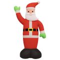 vidaXL Vianočný nafukovací Santa Claus s LED diódami 370 cm