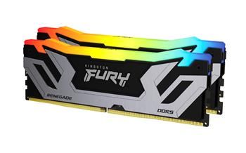 Kingston FURY Renegade/CUDIMM DDR5/48GB/8400MHz/CL40/2x24GB/RGB/Black/Silver